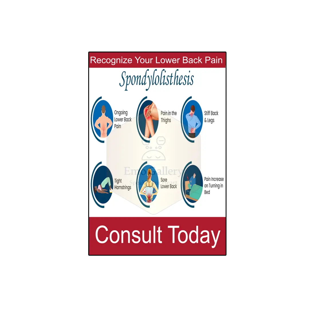 spondylitis Back Pain Poster – Clinic & Hospital Wall Decor spondylitis Back Pain Poster – Clinic & Hospital Wall Decor