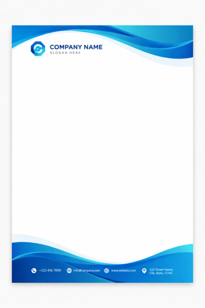 Emo Gallery custom premium letterhead pads with professional business branding Personalized premium letterhead pad for office and corporate use High quality custom letterhead printing by Emo Gallery Professional business letterhead pad with elegant design Custom printed letterhead pad for brand identity