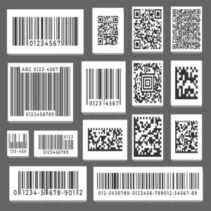 Emo Gallery waterproof self-adhesive barcode label 5.08 cm x 2.54 cm, premium durable material