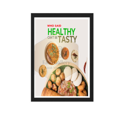South Indian Food Wall Frame Poster – Kitchen & Cafe Decor