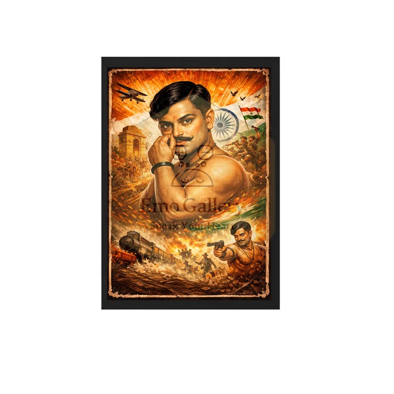 Chandrasekhar Azad 12x18 Framed Wall Poster Chandrasekhar Azad 12x18 Framed Poster
