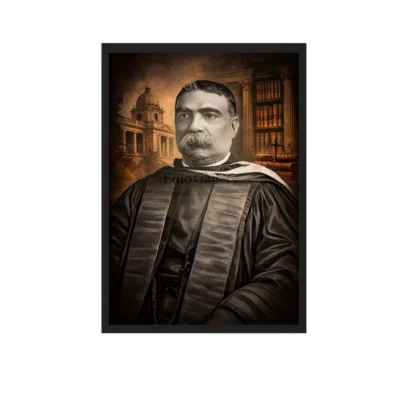Home Ashutosh Mukherjee wall frame inspirational Indian educationist poster