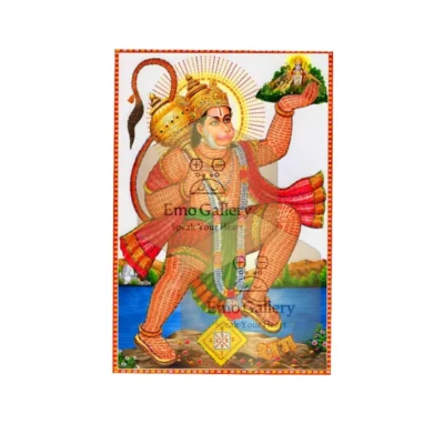 hanuman ji poster bajrangbali powerful image for home temple and wall decor