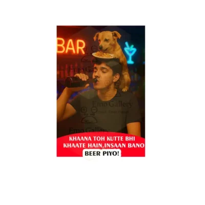 Funny Alcohol Bar Poster Wall Art for Pub Decor | Drinking Quote Wall Art