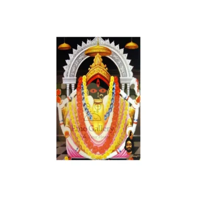 Maa Kali Poster for Home & Mandir | Kalighat Kali Wall Decor