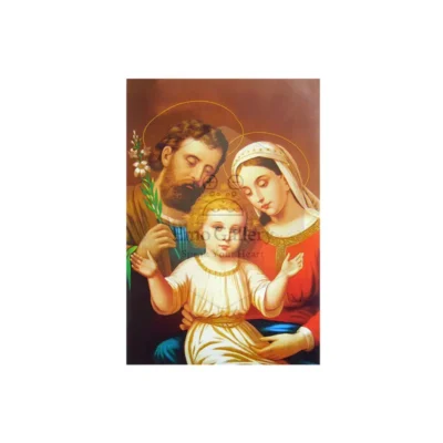 Holy Family Poster featuring Mother Mary Saint Joseph and Baby Jesus for Christian wall decor